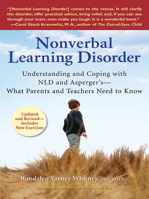 cover image of Nonverbal Learning Disorder